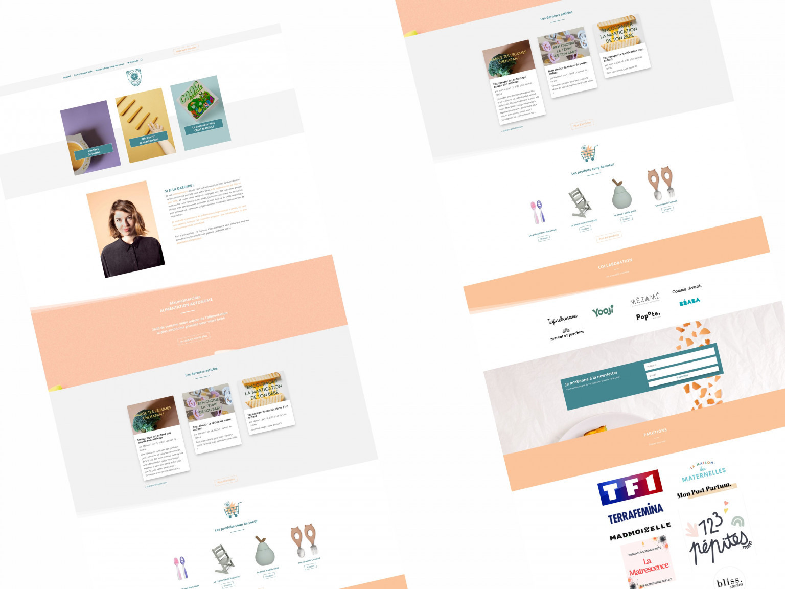 webdesign site e-commerce daronie food club par l'agence 455 agence de branding et webdesign