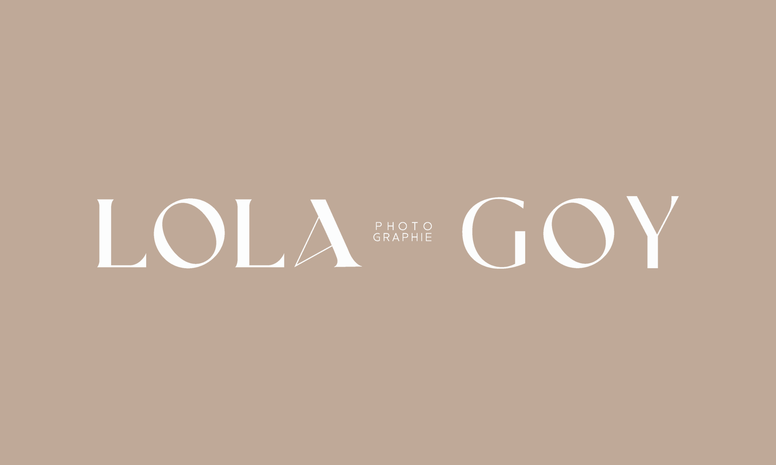 lola goy photographie logo créé par l'agence de branding et de webdesign l'agence 455