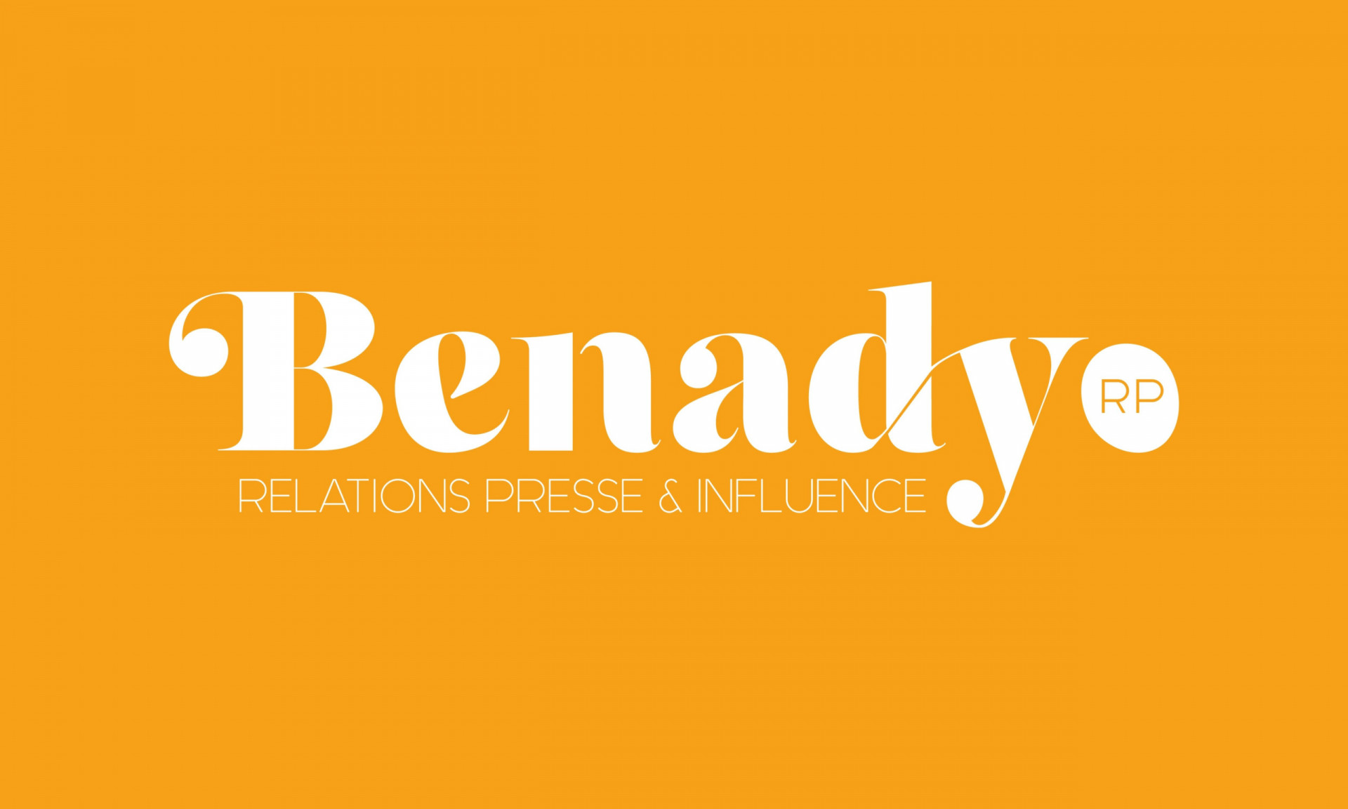 Benadyrp agence relation press conception site web, identité et supports de communication
